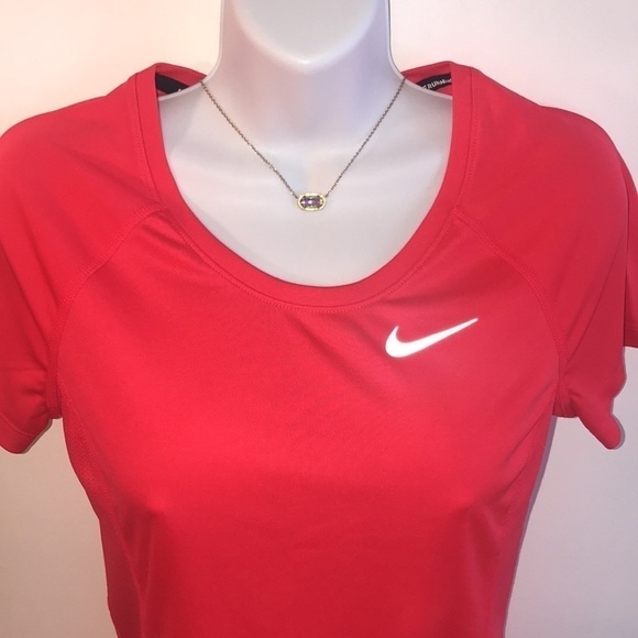 Nike Running Dri-Fit Orange Top Size Small - Picture 3 of 11